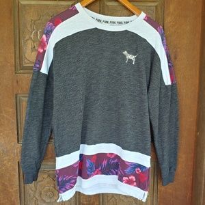 PINK Victoria's Secret Floral Sweater